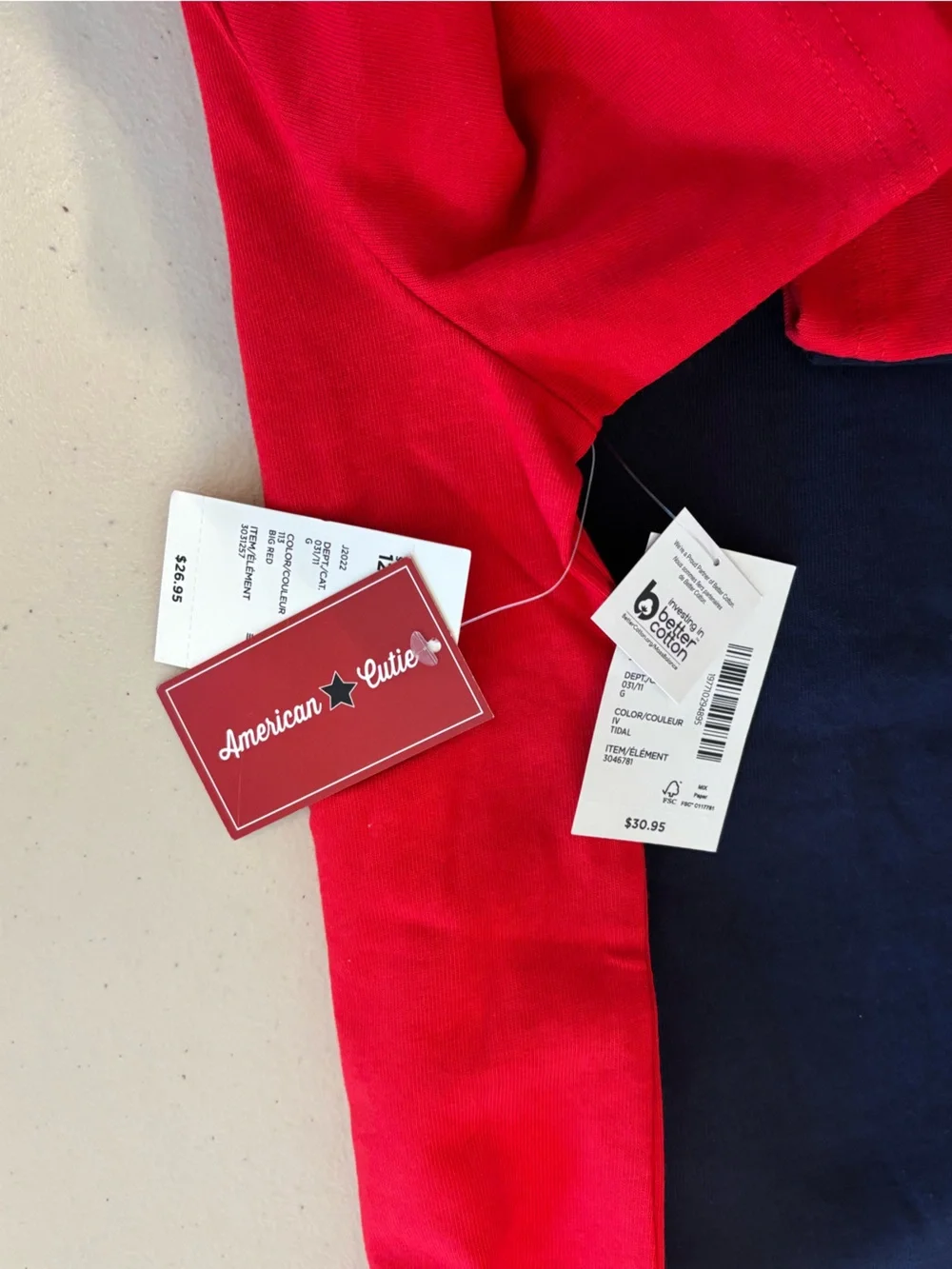 Set/2 Gymboree Red Short Sleeve Truck Applique Tees 4th of July